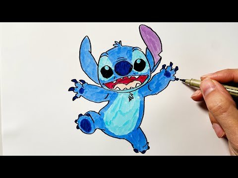 Disney:97sfigjc44c= Stitch Drawing